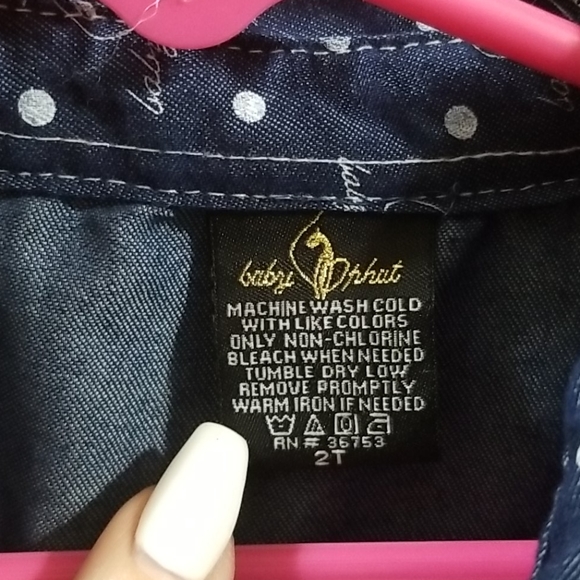 Adorable blue jean dress - Picture 2 of 4